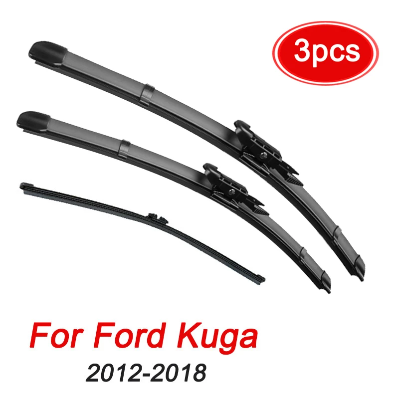 MIDOON Wiper Front & Rear Wiper Blades Set For Ford Kuga MK 2 Escape C520 2012 - 2018 Windshield Windscreen Window 28