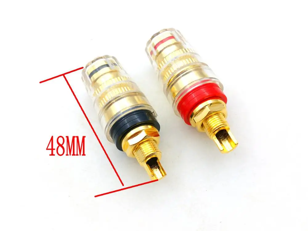 20PCS High Quality Binding Post for Amplifier Speaker 4mm Banana plug adapter