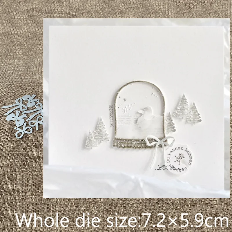 XLDesign Handwerk Metall Schneiden Stirbt stencil mold 6 stücke bogen-knoten dekoration sammelalbum Album Papier Karte Handwerk Präge sterben schnitte