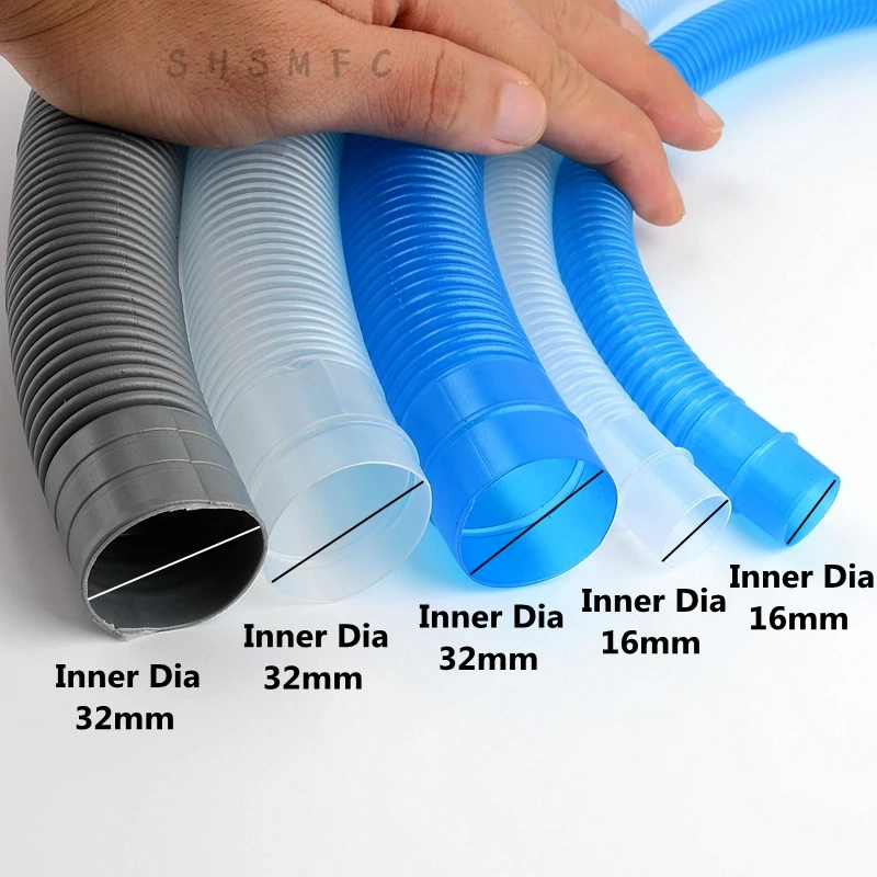 Tuyau ondulé pour aquarium, 16,32mm de long, 1 ~ 30m, tuyau d\'entrée et de sortie précieux pour poisson durable, fournitures de tuyaux HP Water,