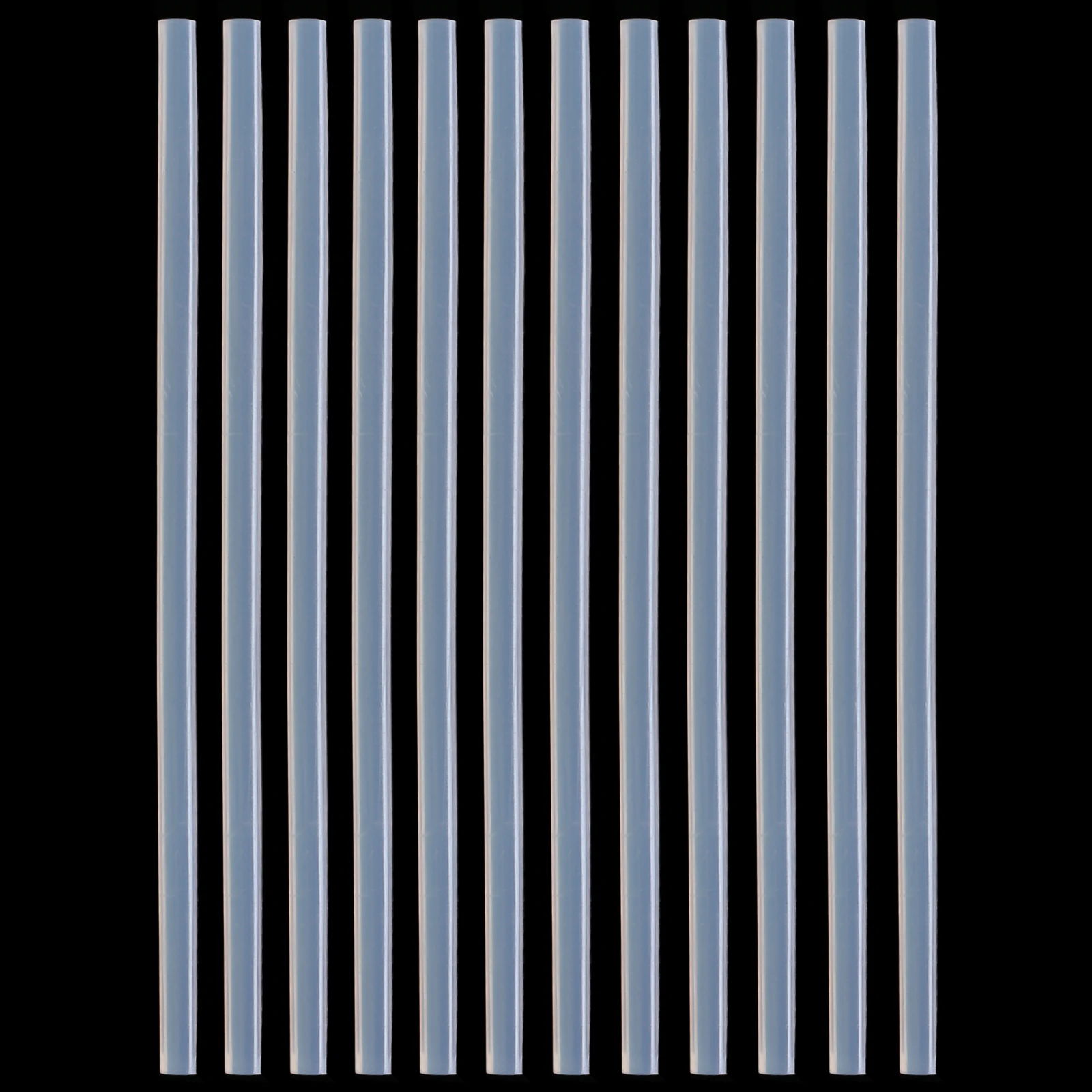 10 pçs 7mm x 200mm limpar quente melt gun cola varas de plástico transparente varas para pistola de cola 20cm longo artesanato hobbies diy ferramentas de reparos