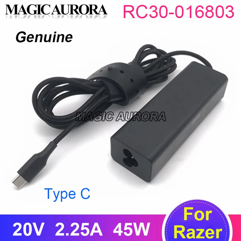 

Original 45W Laptop Adapter 20V 2.25A 5V 9V 15V 3A RC30-016803 RC30-01680300 For RAZER RZ09-01682E10 RX09-01682E24 Charger