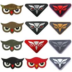 IR Reflective Eye Patches Owl Head Owl Eyes Infrared Patch Armband Biker Decorative Glow In Dark For Clothing Backpack