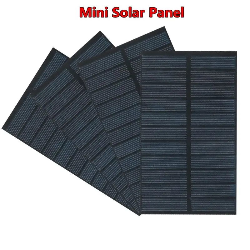 

1.5W Mini Solar Panel 6V Solar Cells DIY Panel For Light Cell Phone Toys Chargers Portable Solar Battery Drop Shipping