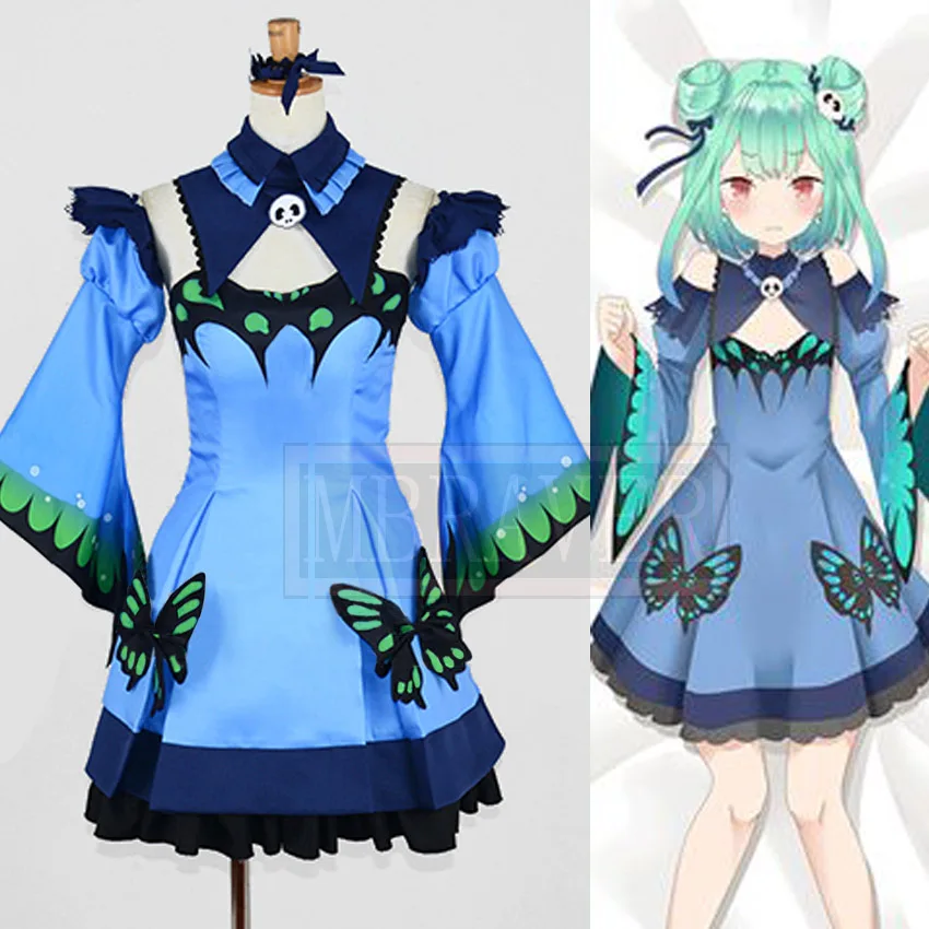 

Anime YouTuber Uruha Rushia VTuber Cosplay Costume Uniform Dresses Christmas Halloween Custom-made Any Size