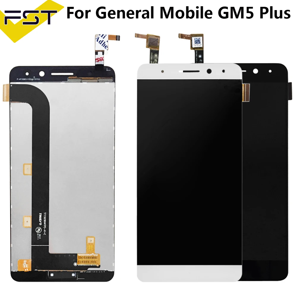 

For GM 5 Plus LCD Display +Touch Screen 100% tested Digitizer Assembly Replacement For General mobile GM5 Plus Display