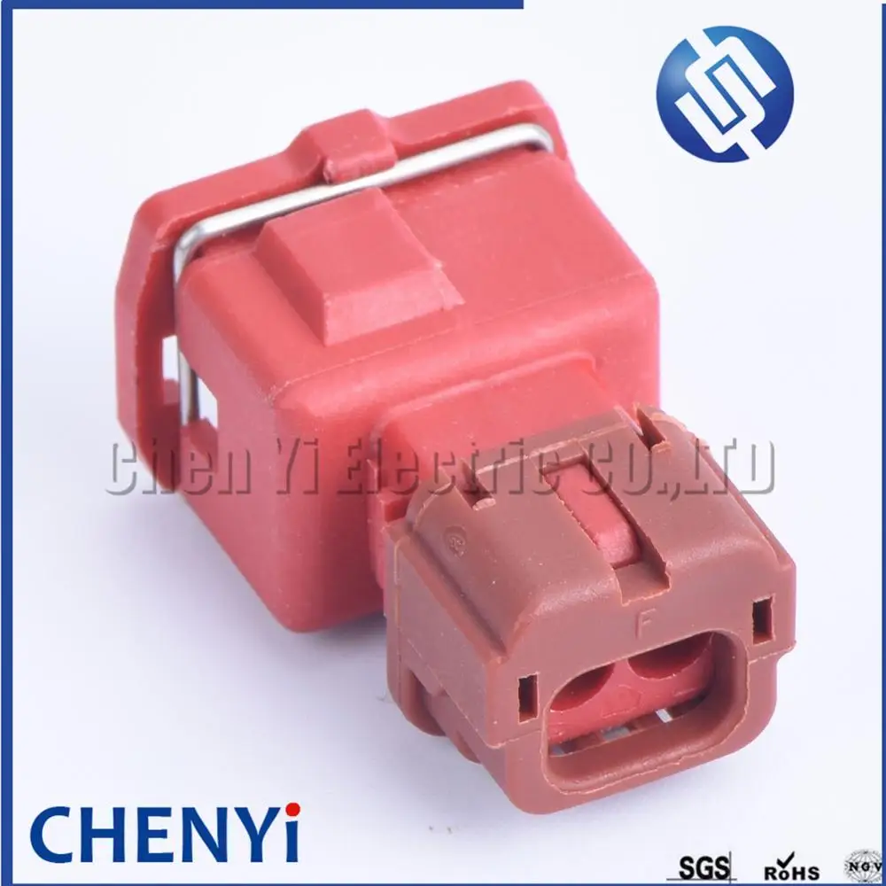 2 Pin red PB187-02326 3.5mm Series Female Waterproof Knock Detonation Sensor Plug auto connectors DJ7023YD-3.5-21