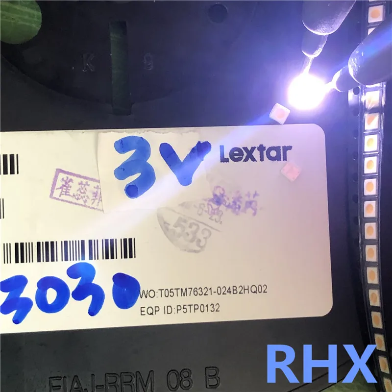 300PCS/FOR  Lextar Retroilluminazione A LED LED Ad Alta Potenza 1.8 W 3030  3v  bianco Freddo 150-187LM PT30W45 V1 TV 　