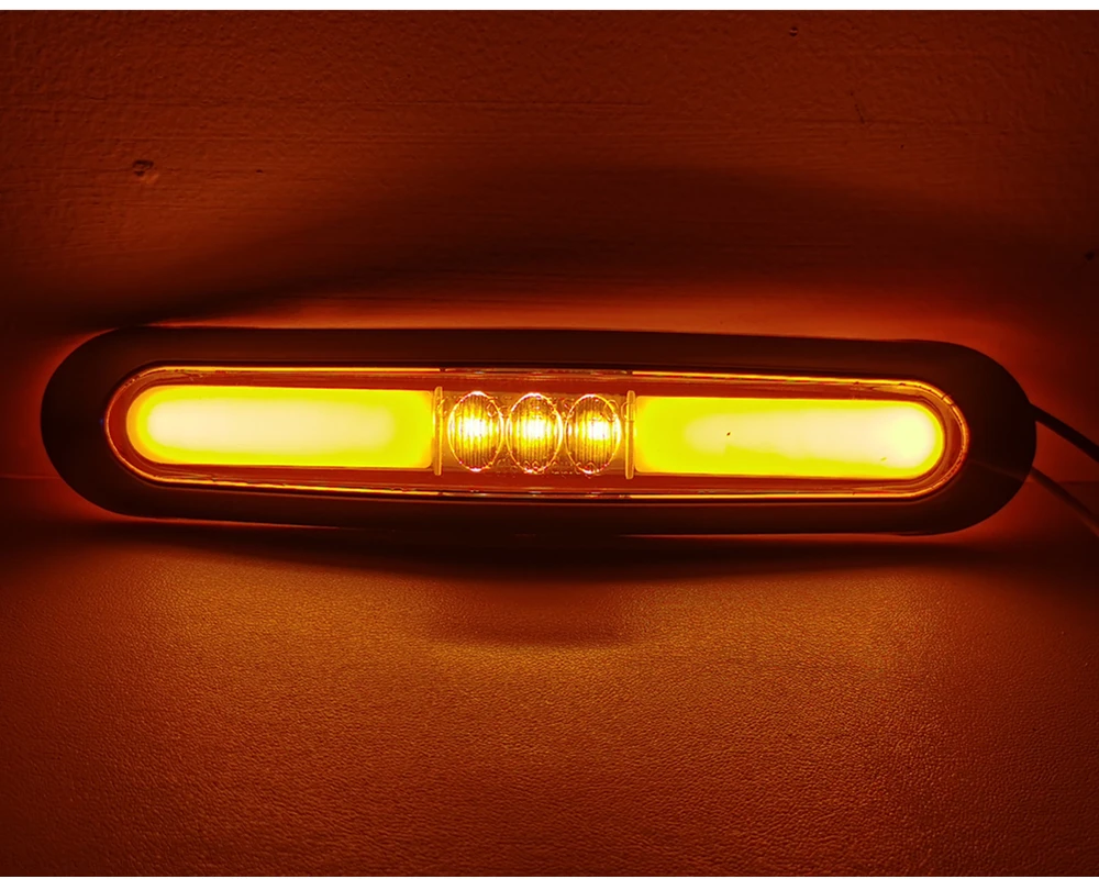 4x Truck led light Guide Side Marker lights Clearance tail Lamp 12V 24V external lights Car Trailer Rear Lights caravan  lamp image 2