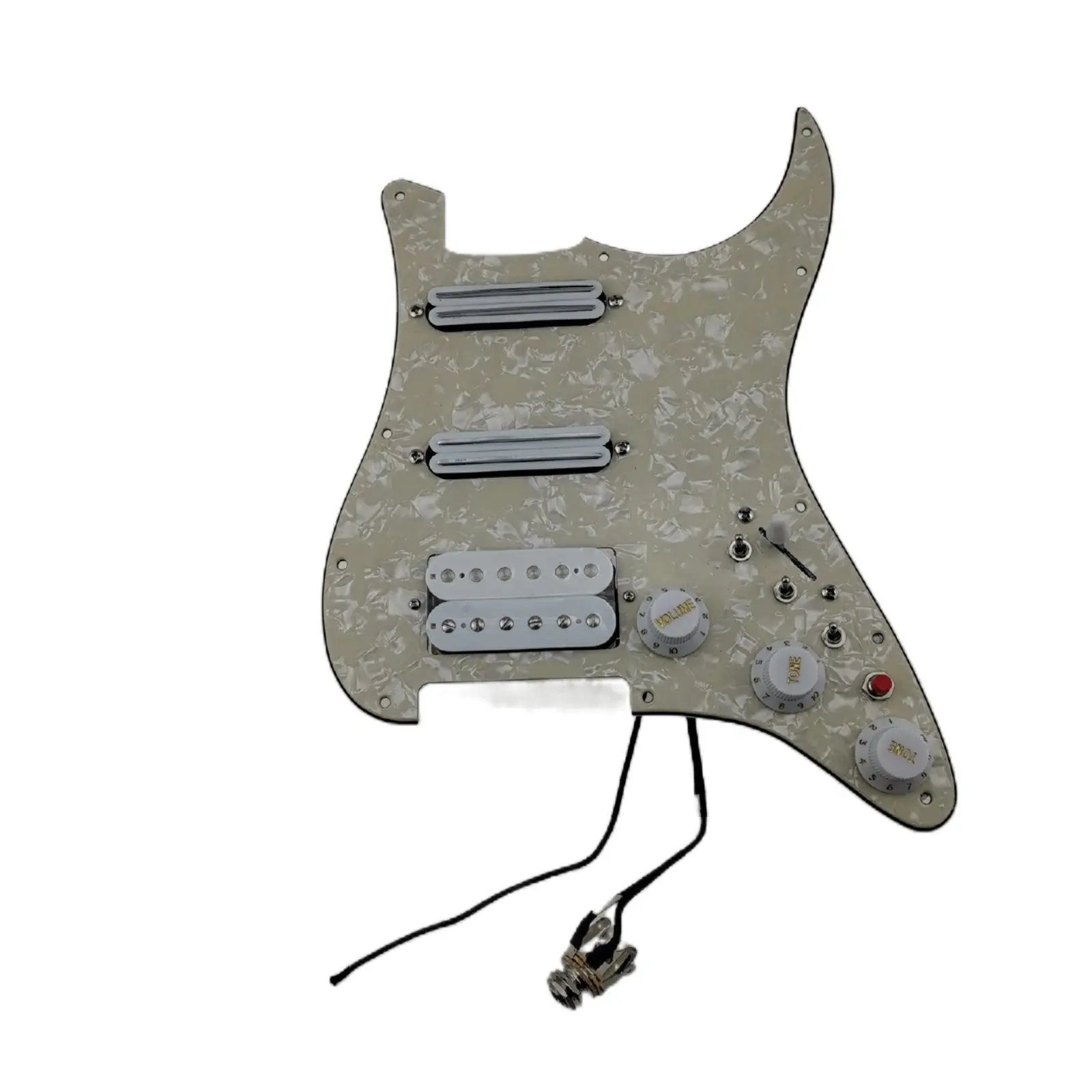 

Guitar Pickups Humbucker Pickup Prewired loaded Pickguard Guitar Alnico 5 HSS Wiring Harness Push-Pull Single Cut Set