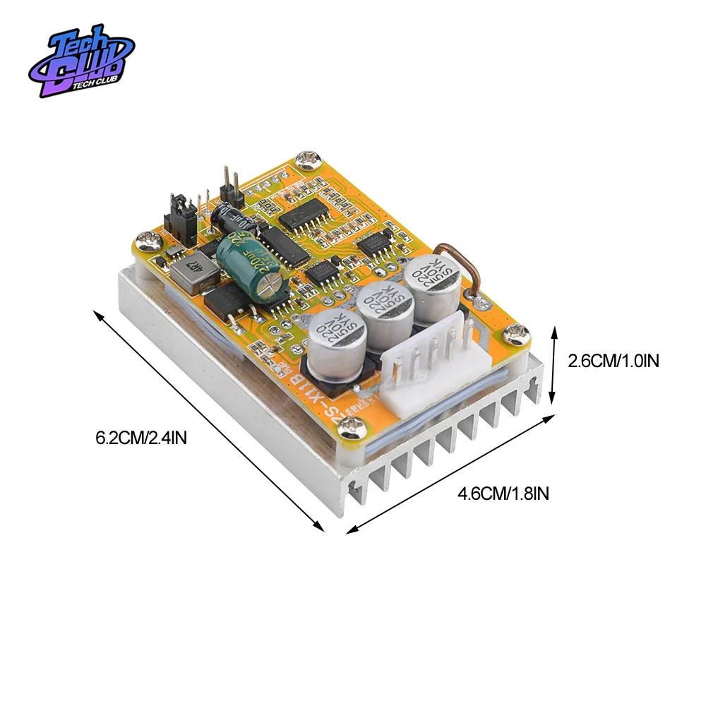 Three-Phase DC Brushless 5-36V 350W BLDC Controller Sensorless Brushless Motor Driver Without Hall Motor Dropship