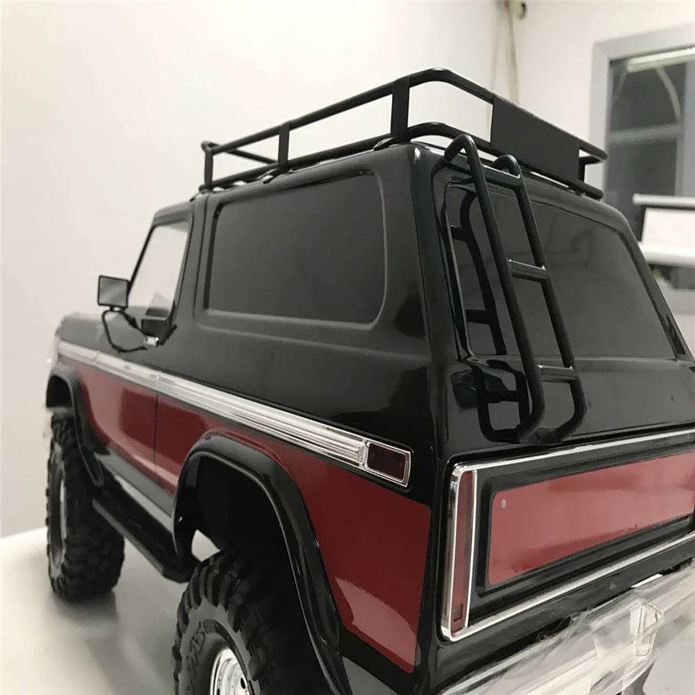 Metal Staircase For 1:10 TRX4 Bronco 90046 90047 KM2 DJC-9073 RC Car Parts Rear Staircase cross country Off-road Toy Parts