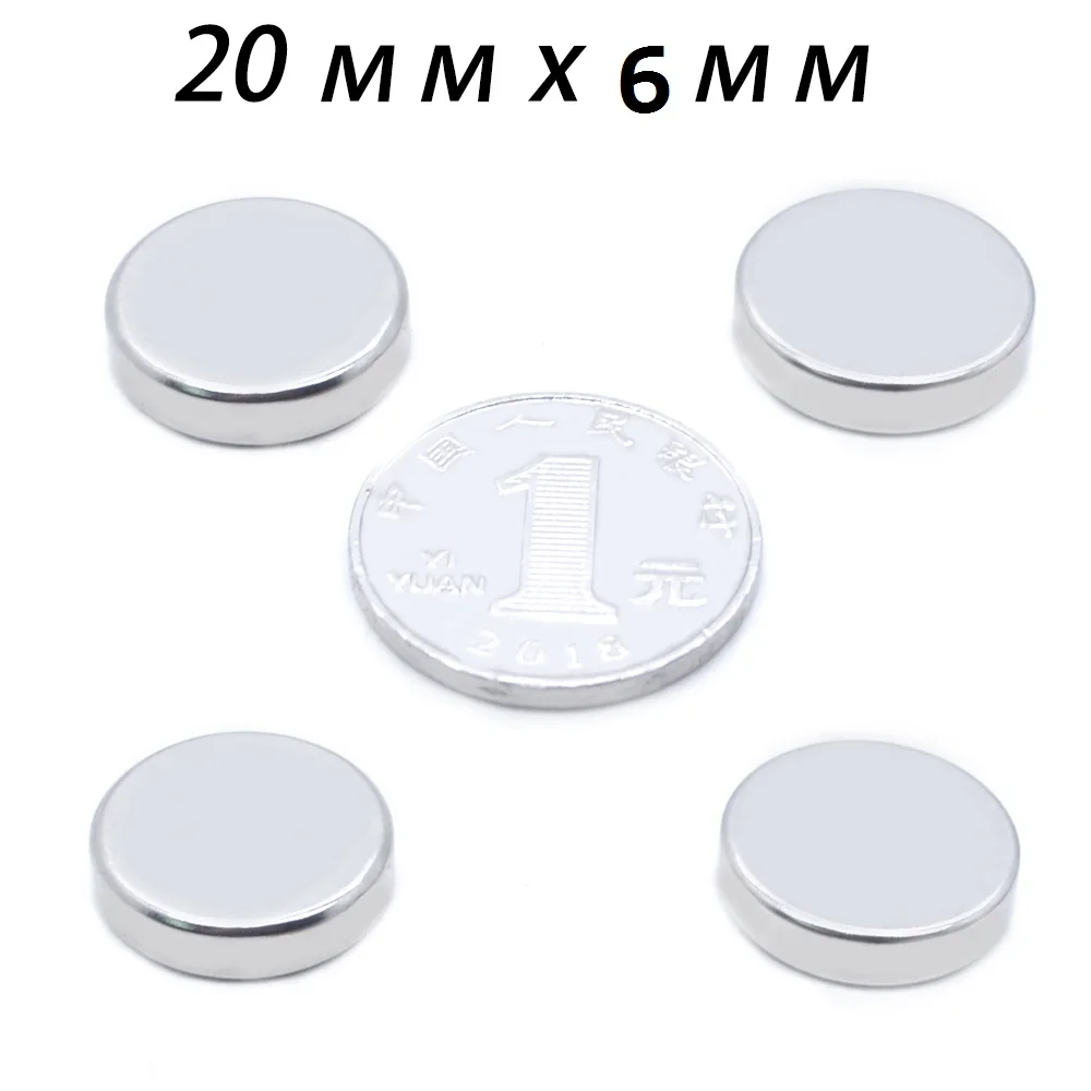 5/10/15pcs  Super Strong Rare Earth Disc (code number :206 ) Fridge Permanet Magnet Small Round Neodymium Magnet