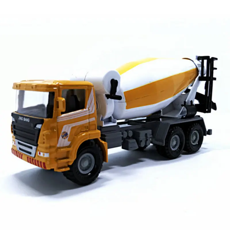 High simulation alloy cement concrete truck model,1:60 mixer truck construction truck toy,sold in original packaging