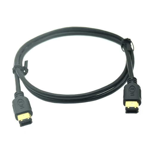 Imagen 2 del producto 1m 1,8 m 3m 5m IEEE 1394 Cable 1394a 6 pines macho a 6 pines macho 6-6 pines Firewire iLink DV Cable de conexión de alta calidad 1,5 m 4 pies
