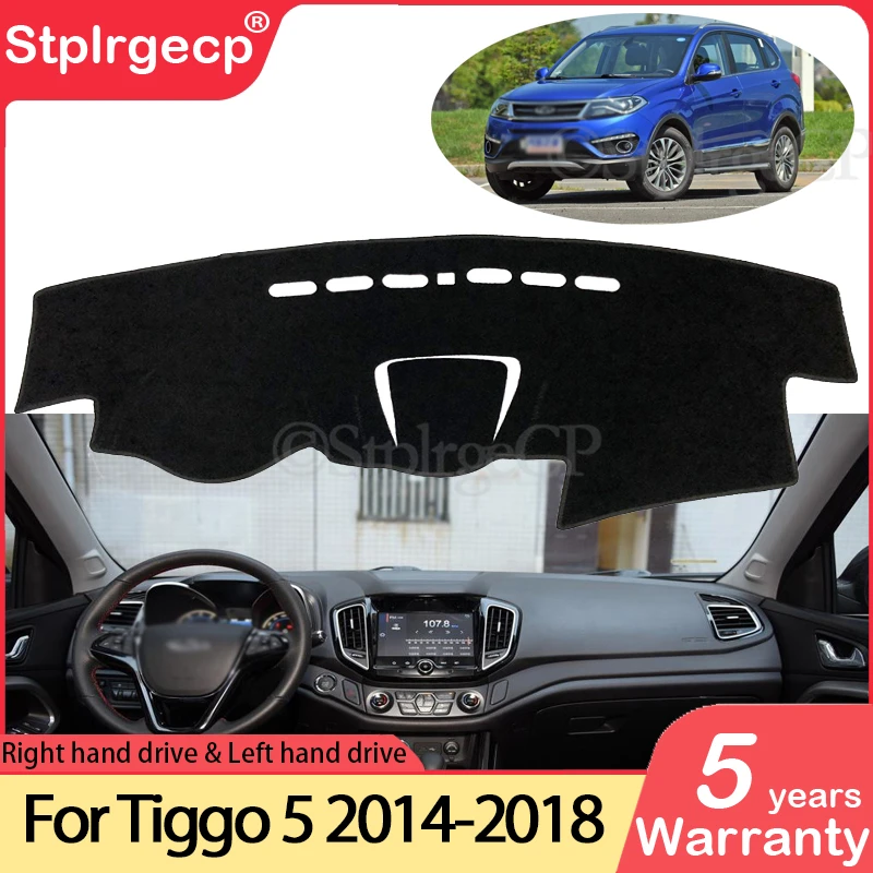 

for Chery Tiggo 5 2014 2015 2016 2017 2018 Anti-Slip Mat Dashboard Cover Pad Sunshade Dashmat Protect Carpet Anti-UV Accessories