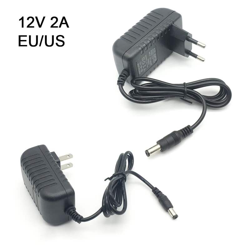 Adaptor pengisi daya catu daya adaptor daya Universal pengisi daya AC UE AS untuk YongNuo YN300 Air II III LED YN300III lampu