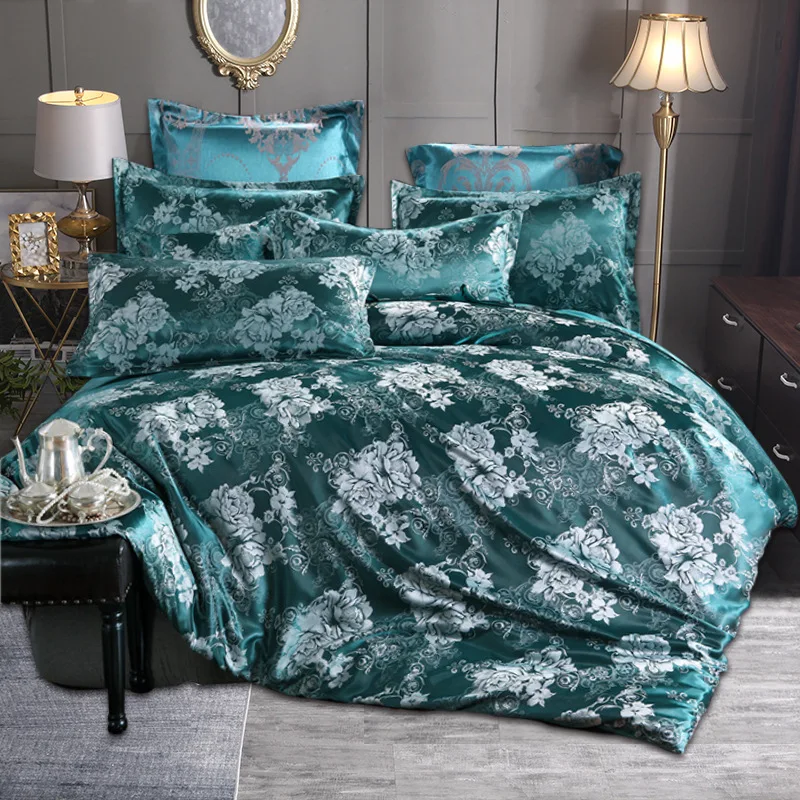 LISM Luxury Jacquard Bedding set Single Queen King Size Duvet Cover Set Bed Linen Quilt Cover