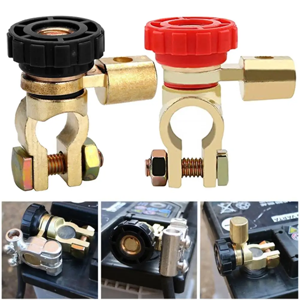 

17mm Universal Durable Car Auto Battery Isolator Disconnect Power Cut Off Kill Switch Rotatable connection anti-theft device