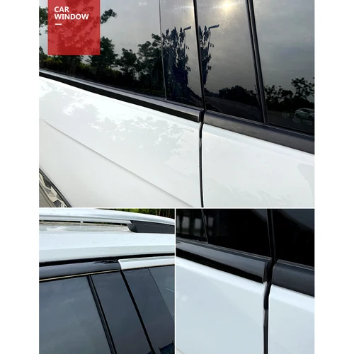 Imagen 2 del producto Tira de moldura negra de 20mm y 5 metros, decoración de estilo, protección para puerta de coche, Protector de parachoques para camión, SUV, 16 pies