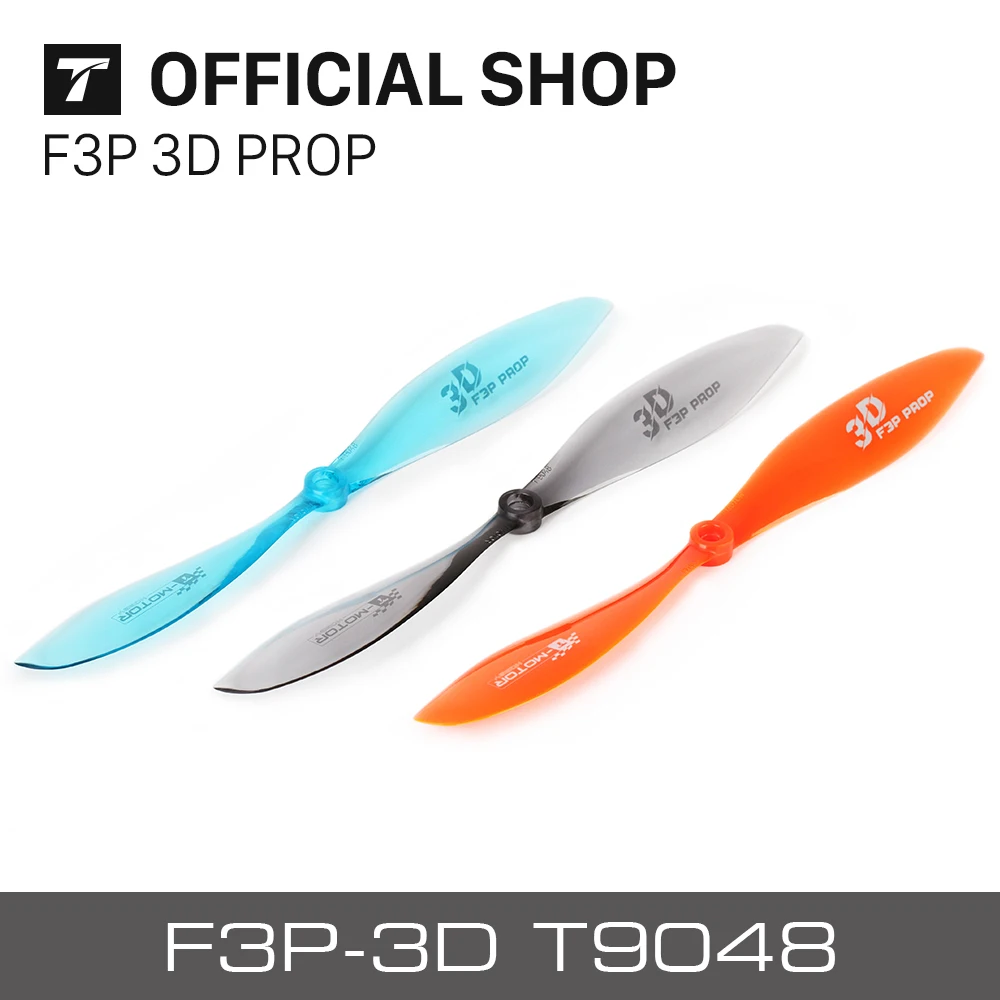 2 pcs T-motor F3P 3D T9048 Plastic Propellers Prop Blades For RC Fixed-wing Airplane Drone Motor