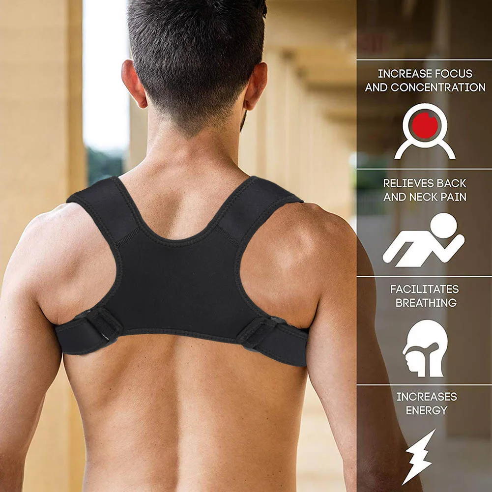 Posture Corrector Fracture Support Back Shoulder Correction Brace Belt Strap