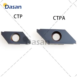 10pcs CTPA07FRN CTPA10FR CTPA10FRN CTPA15FR CTPA15FRN CTPA20FR CTPA20FRN Parts Cut-Off Processing Tungsten Carbide Inserts