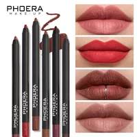 Lápiz labial de 13 colores, lápices delineadores de labios portátiles a la moda, maquillaje profesional, delineador de labios resistente al agua, lápiz labial cosmético Maquillma