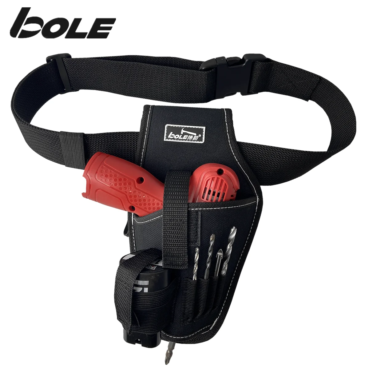 BOLE Lithium Drill Special Bag Waist Hanging Tool Bag Portable Drill Pocket