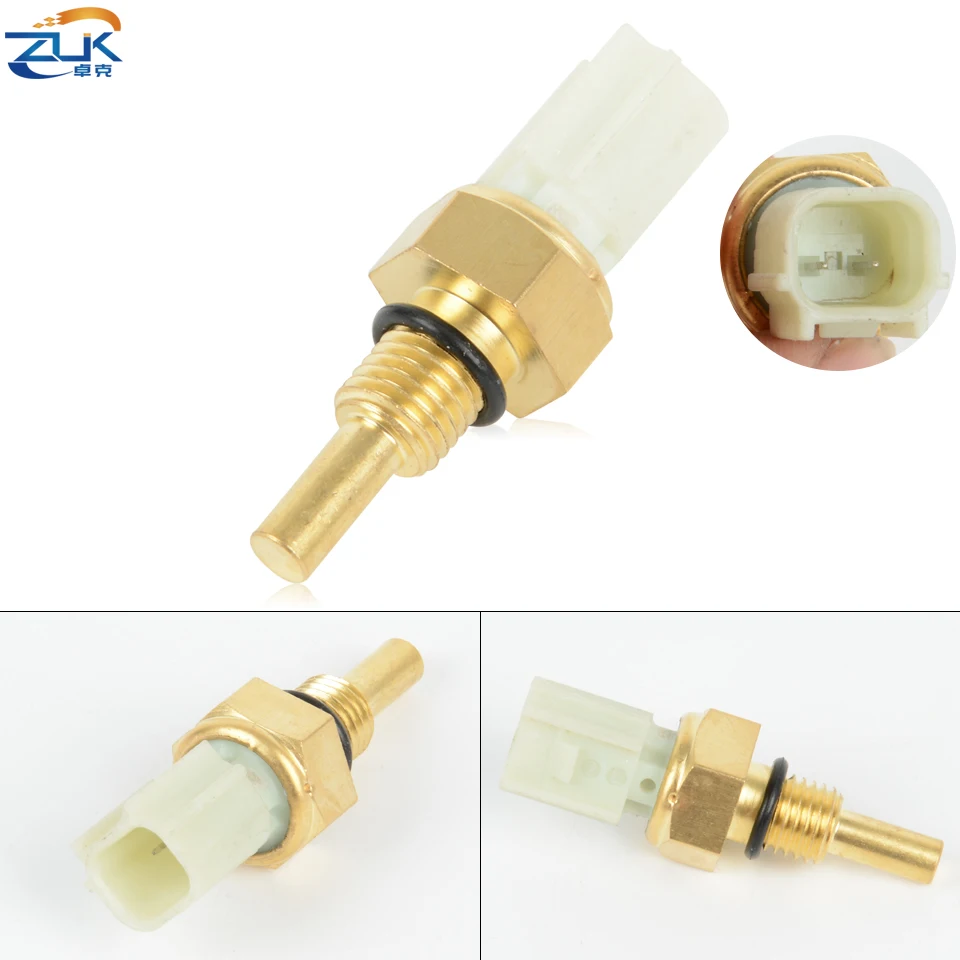 ZUK 2-PINS Engine Coolant Water Temperature Sensor For HONDA ACCORD CIVIC CITY FIT JAZZ CRV For ACURA RLX TLX OEM:37870-RWC-A01