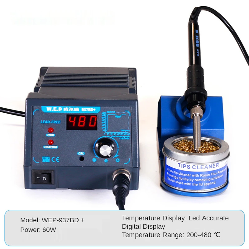 937BD 60W tavolo per saldatura a temperatura costante display digitale tavolo per saldatura elettrica tavolo per saldatura 936
