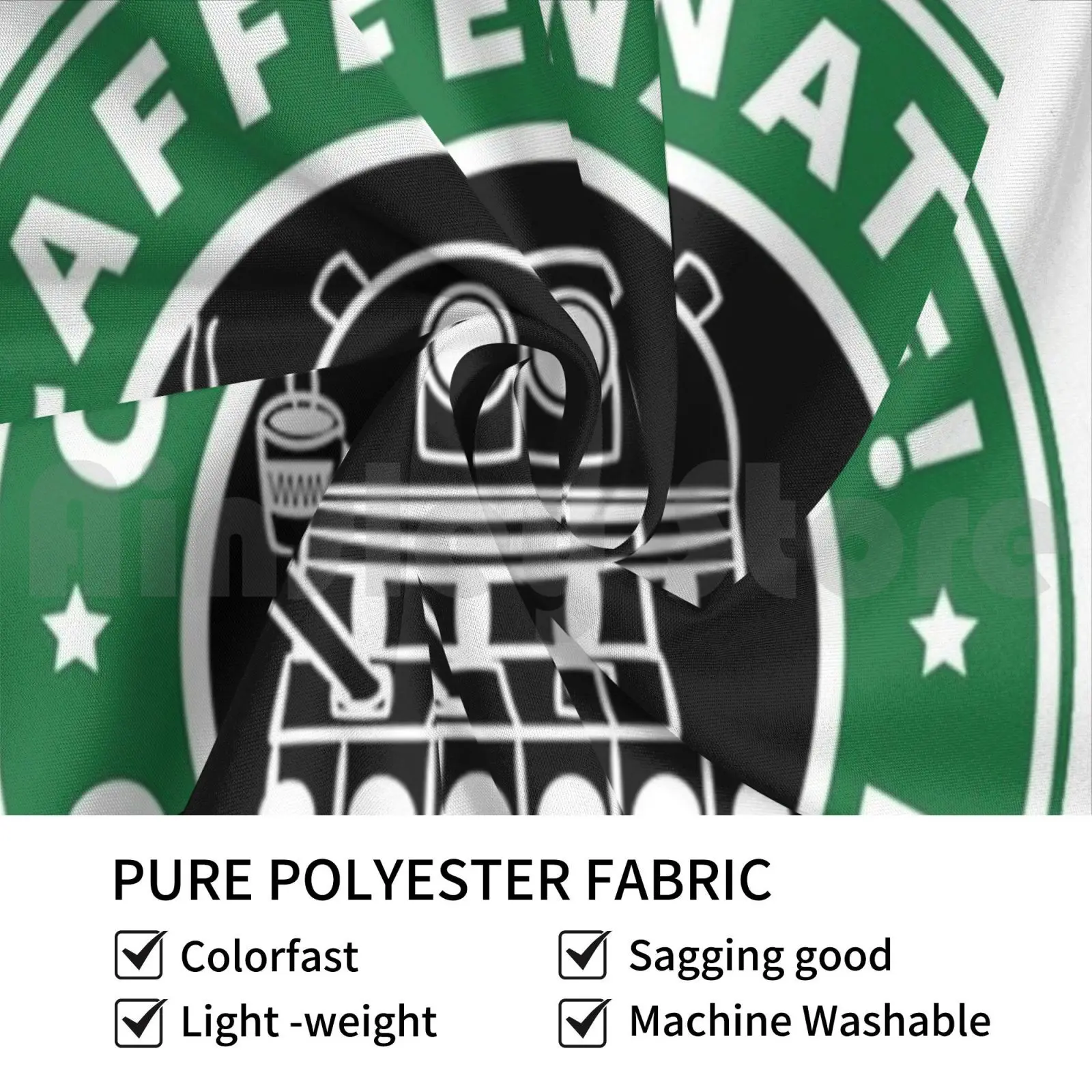 Caffeinate! Exterminate! Customized Tapestry Caffeinate Exterminate Dalek Cybarman