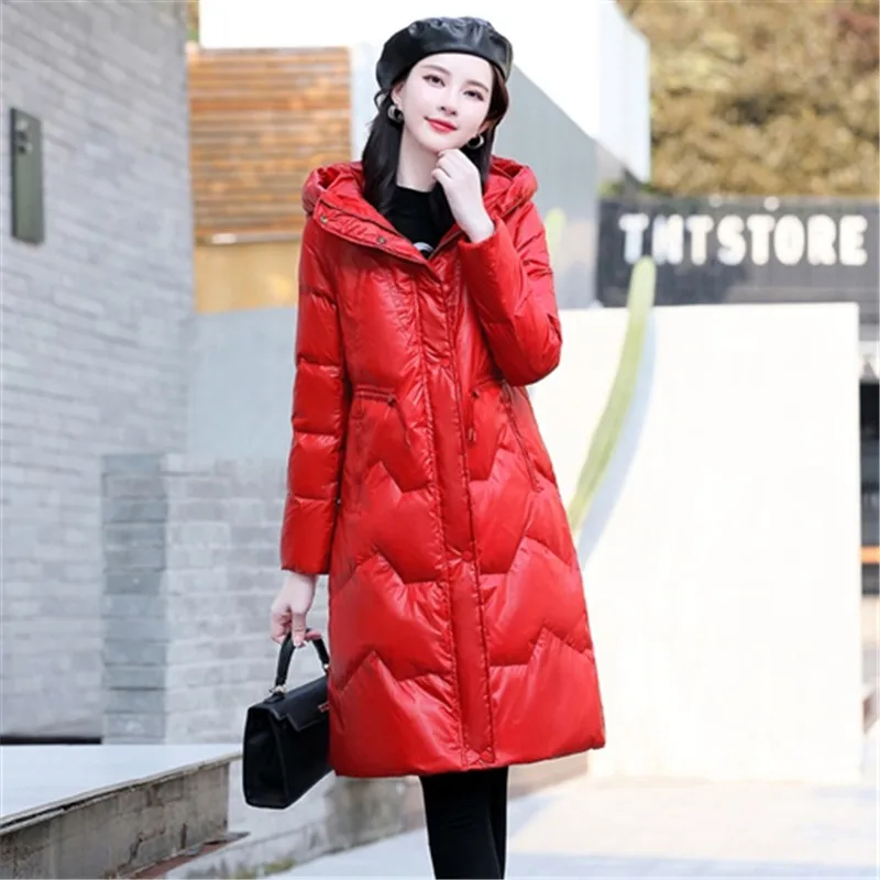 

Women Winter Jacket 2021 New Warm Parkas Long Outerwear High Quality Down Cotton Coat Female Winter Thicken Cotton Padded Jacket