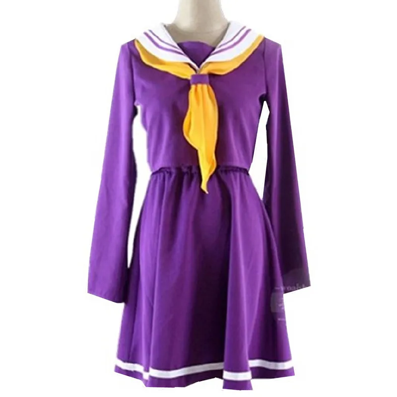 

No Game No Life Shiro Cosplay Costume School Uniform Halloween