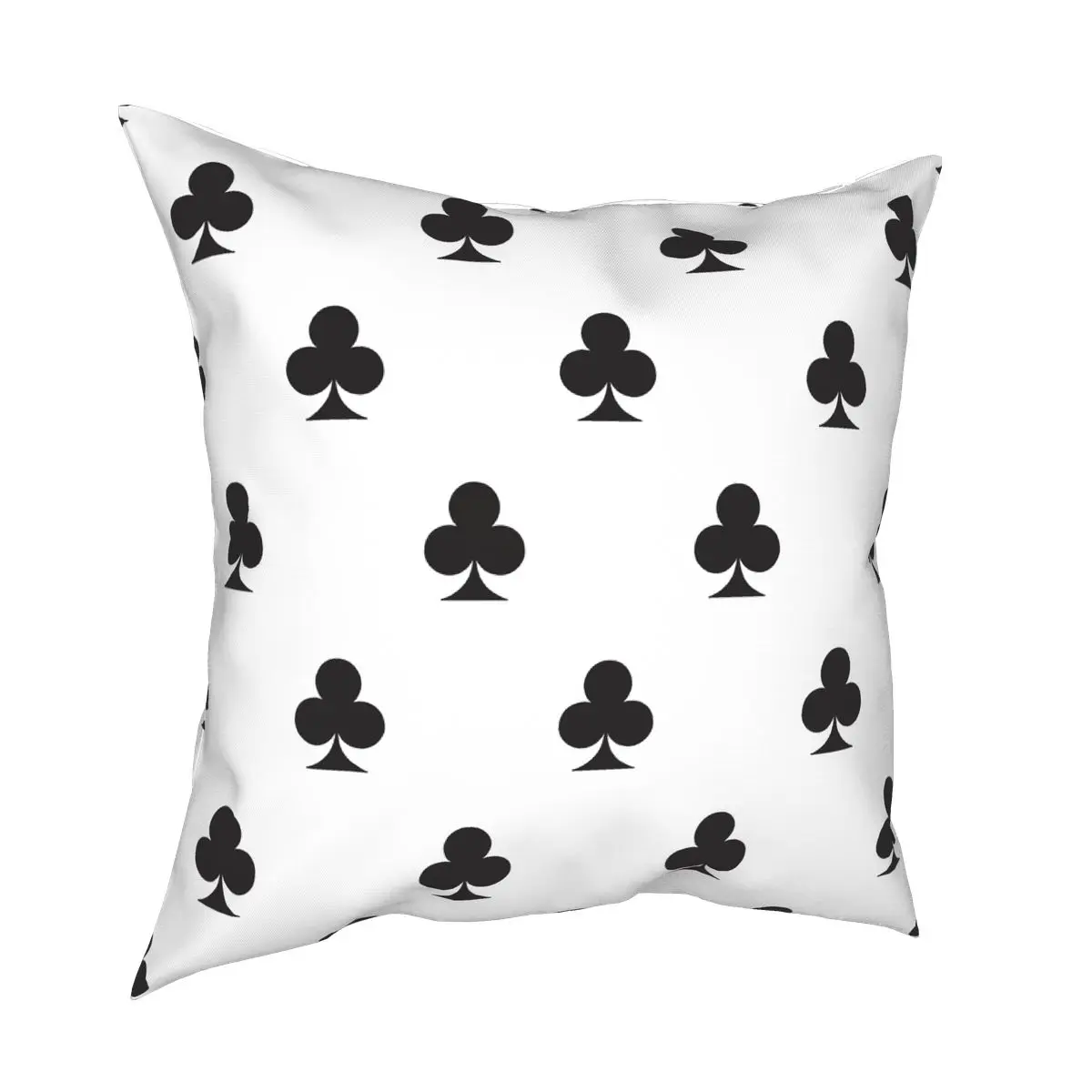 

Ace Of Clubs Playing Cards Poker Pillow Case Decoration Cushions Throw Pillow for Home Polyester Double-sided Printing Creative