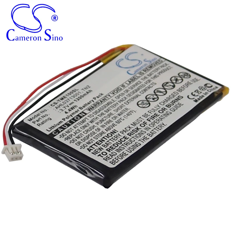 CameronSino Pin Cho TomTom Nhật Thực AVN4430 TNS410 Phù Hợp Với TomTom AHL03713001 TN2 GPS, thiết Bị Dẫn Đường Pin 1200MAh 3.70V Li-Polymer