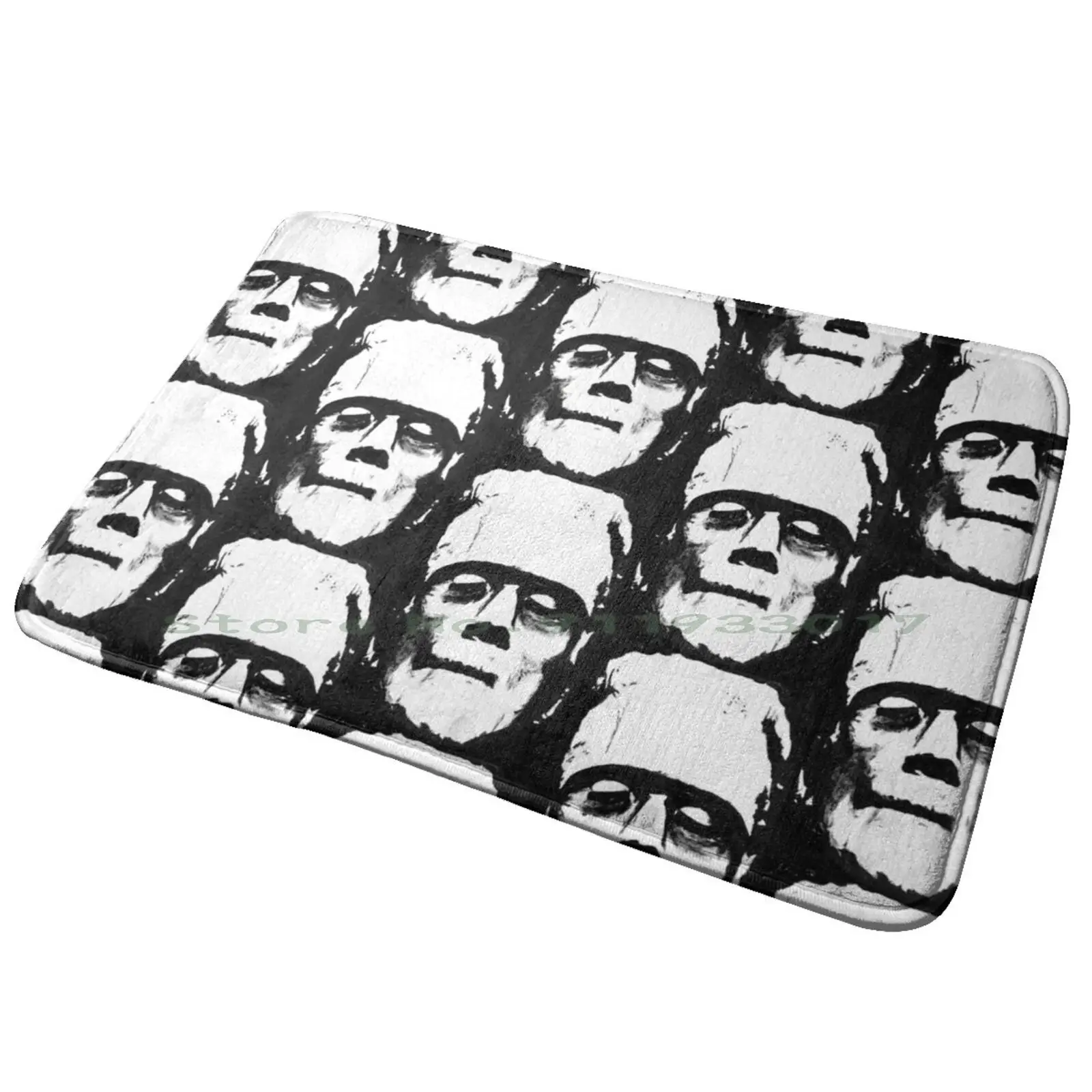 Frankenstein's Monster Entrance Door Mat Bath Mat Rug My Weapon Is A Melody Bethel Music I Raise A Hallelujah Christian Church