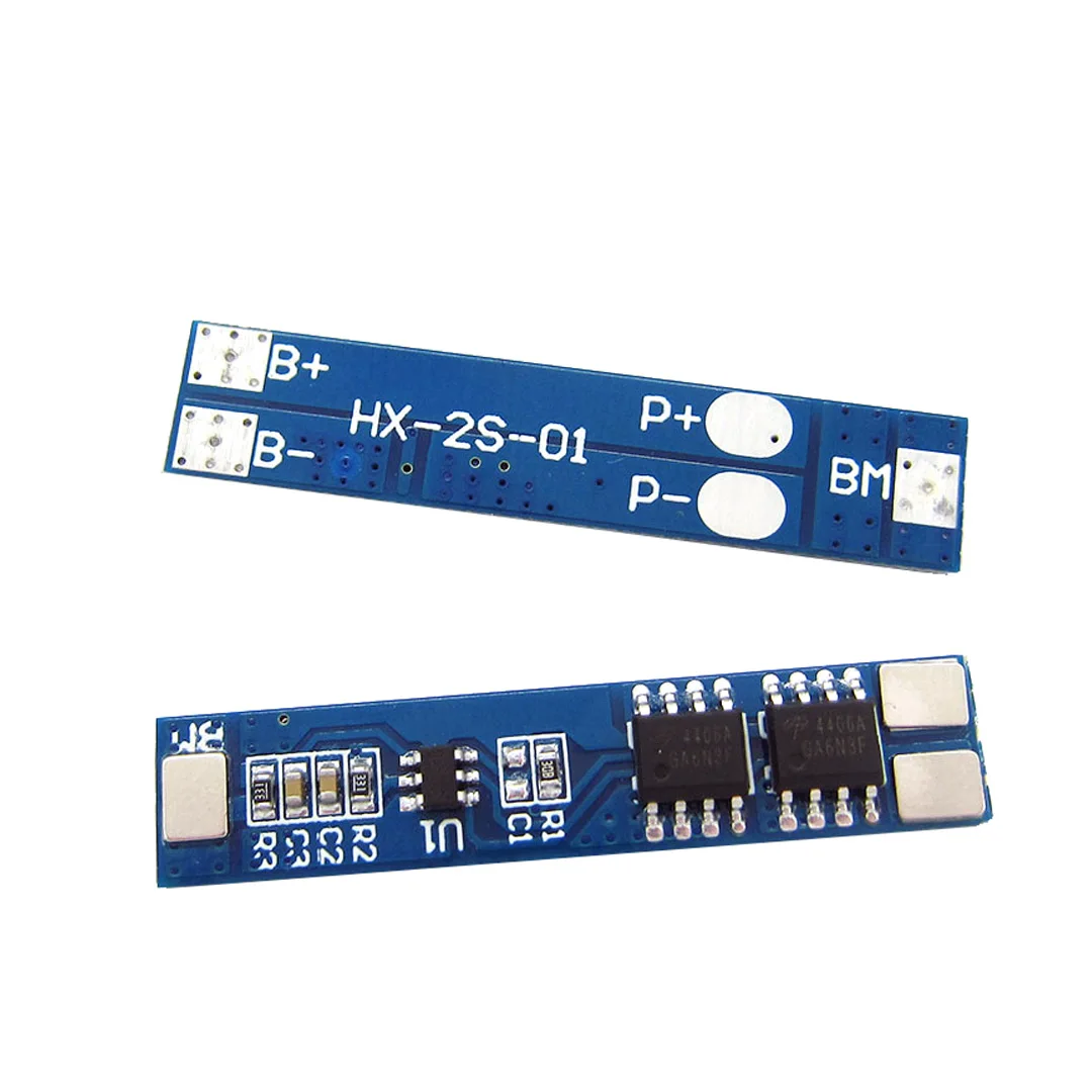 2S 7.4V Lithium Battery Protection Board 18650 Lithium Protection Board 2S 8.4V Charging 5A Current 7A Current Limit