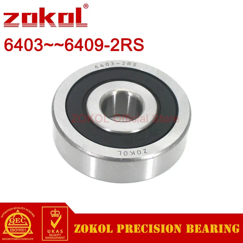 ZOKOL 6403 6404 6405 6406 6407 6408 6409 RS 2RS Deep Groove Ball Bearing Heavy-Duty