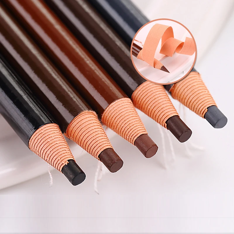 5 Colors Brand Eyebrow Pencil Waterproof Microblading Pen Long-lasting Eyebrow Enhancer Easy Wear Eye Brow Tint dye Makeup Tools