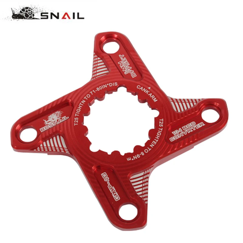 Bicycle Parts GXP Crank 4/5 Five Hole Conversion Seat 4 Hole 104BCD 5 Hole 110BCD High Strength Forging Modified Replacement