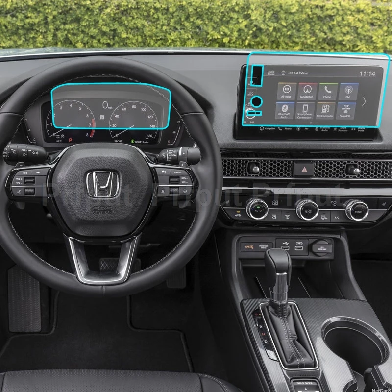 GPS навигационный экран для Honda 11 Generation Civic 2021 2022 протектор автомобильного прибора