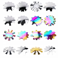 Pro 12 Style Easy French Smile Cut V Line Edge Trimmer Nail Cutter Almond Design Nail Stencil Styling Mold French Manicure Tools