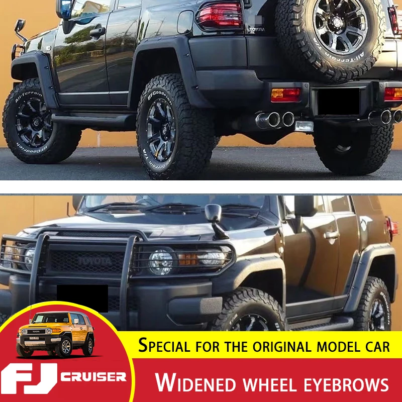 For Toyota FJ Cruiser Wheel Eyebrow Widened Cover Type Mudguard FJ Cruiser Fender Off-Road Athletic Modification Accessories