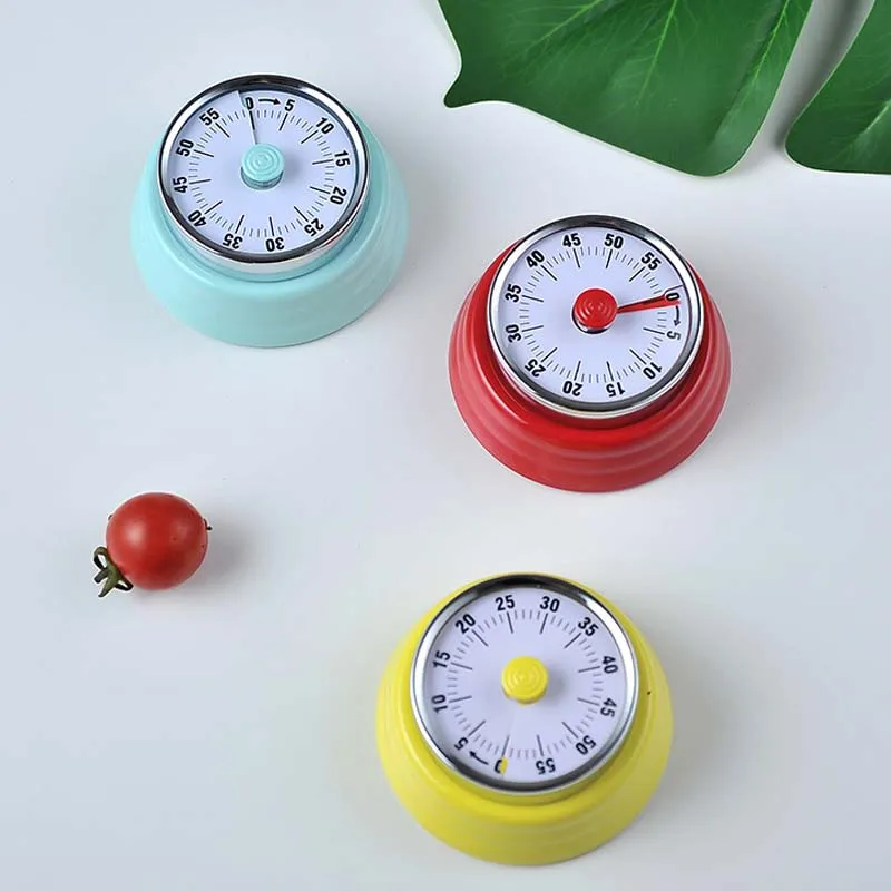 Stainless Steel Kitchen Timer Reminder Mechanism Water resistance Scale Merchanism Manual Setting for Cooking Baking Gym Working