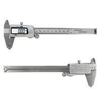 0-150mm 0.01mm Electronic Digital Caliper Vernier Calipers Stainless Steel Micrometer Measuring Tools with LCD Screen