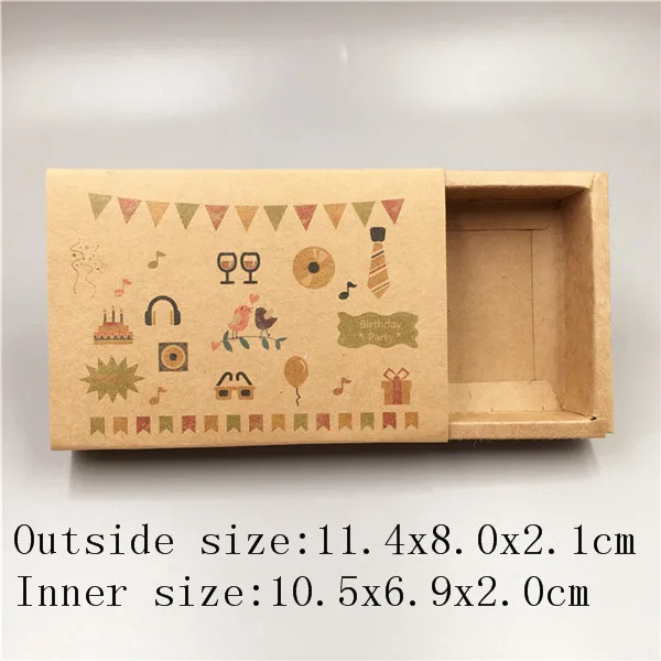 Brown Kraft Paper Boxes for Jewelry Storage