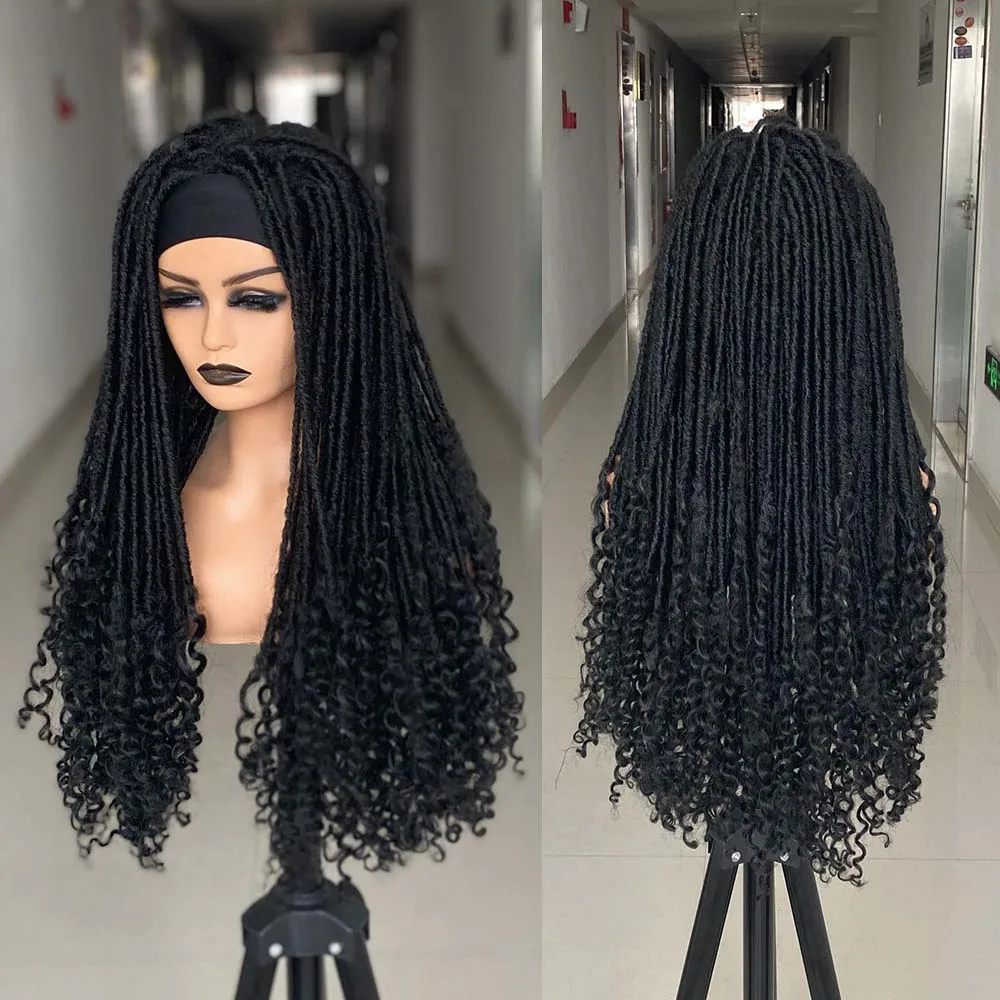 26 Inch Long Ombre Headband Dreadlock Wig, Synthetic