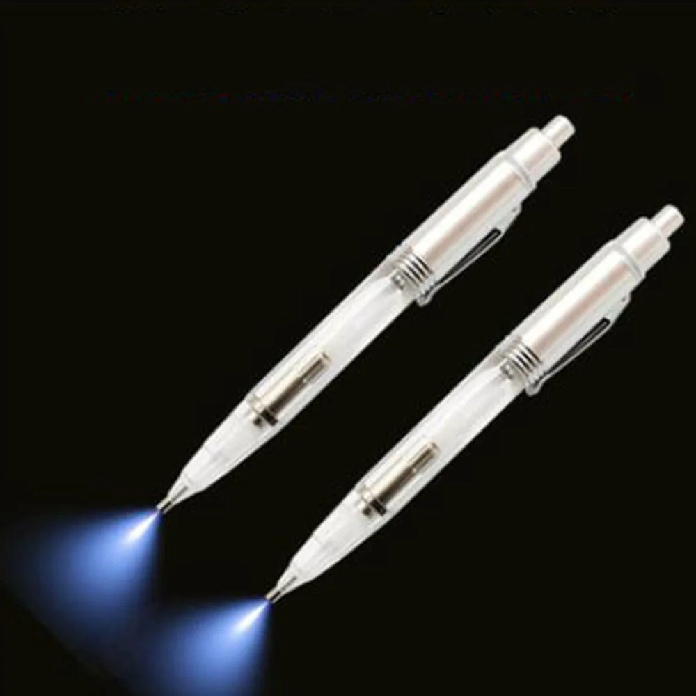 DIY Diamond Painting Cross Stitch New Pen With Led Light Stone Drill Point Pen Tools Diamant Embroidery Daimond Mosaic