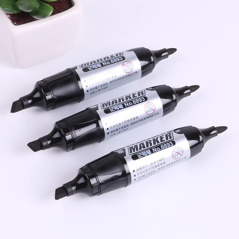 Imagem -05 - Impermeável Grande Head Mark Pen Quantitativo Não Fade Logistics Marker 10 Pcs por Caixa